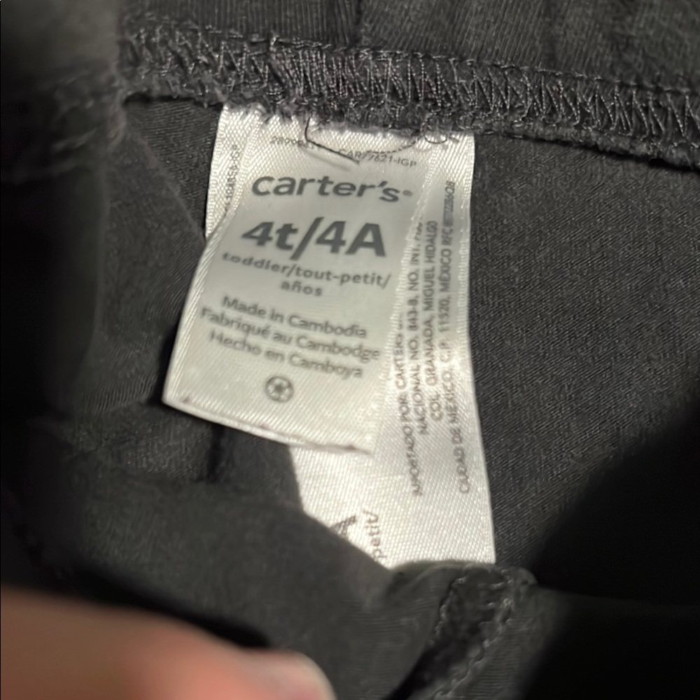 Carter’s Kids Lot of 2 Leggings - Picture 2 of 4